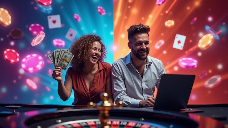 kapalslot login demo roulette table with dealer and betting interface